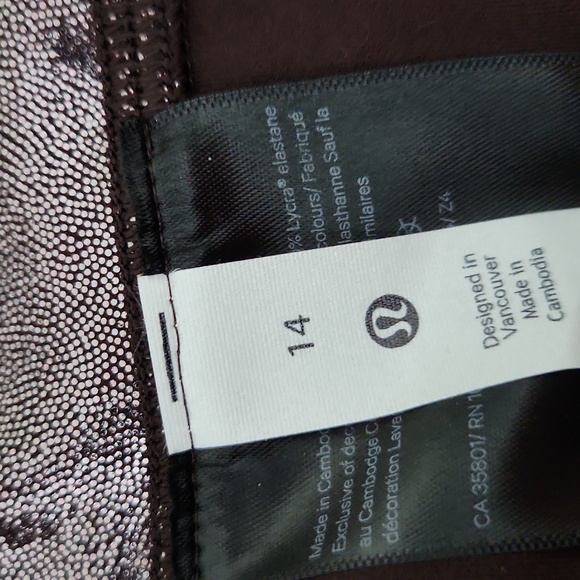Lululemon Align HR Pant Metallic Leggings 14 - Picture 3 of 7
